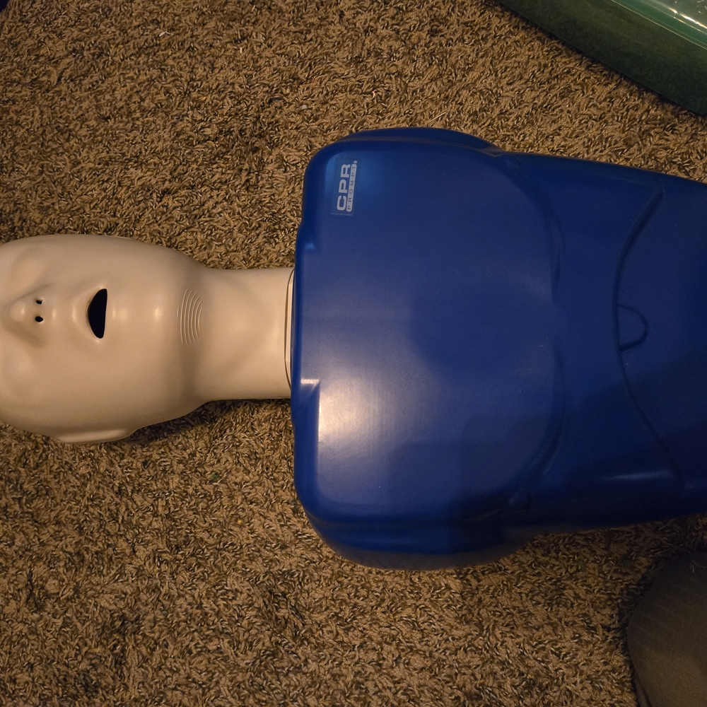 Blue CPR Training Manikin